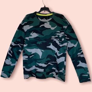 Men’s Hollister Camo Crewneck Sweater (Medium)